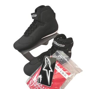 Alpinestars Sektor Vented Motorcycle Riding Shoes Black US 7.5 Euro‎ 40